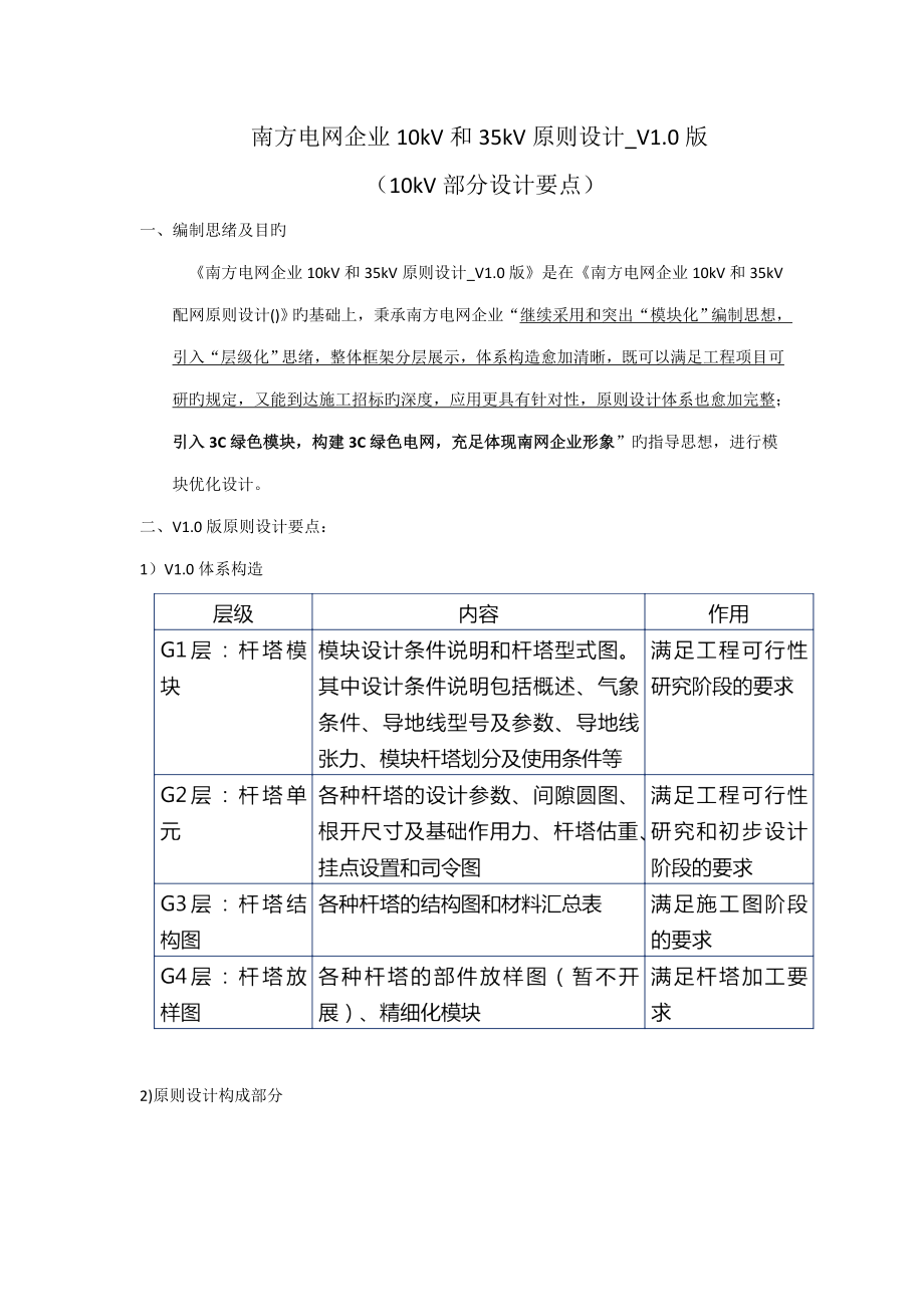 南方电网公司和标准设计版部分设计要点课件概要_第1页