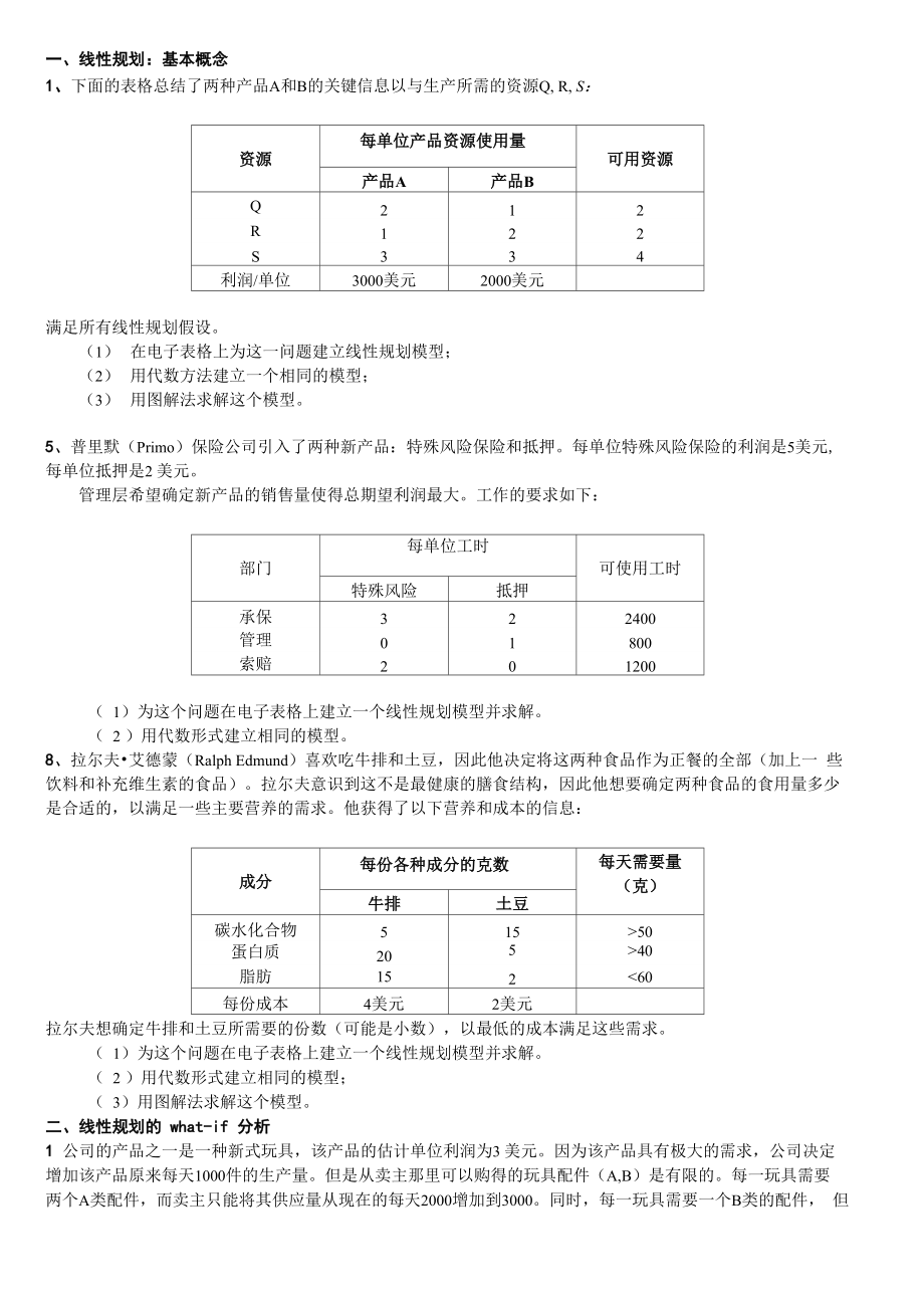 《运筹学》知识点全总结_第1页
