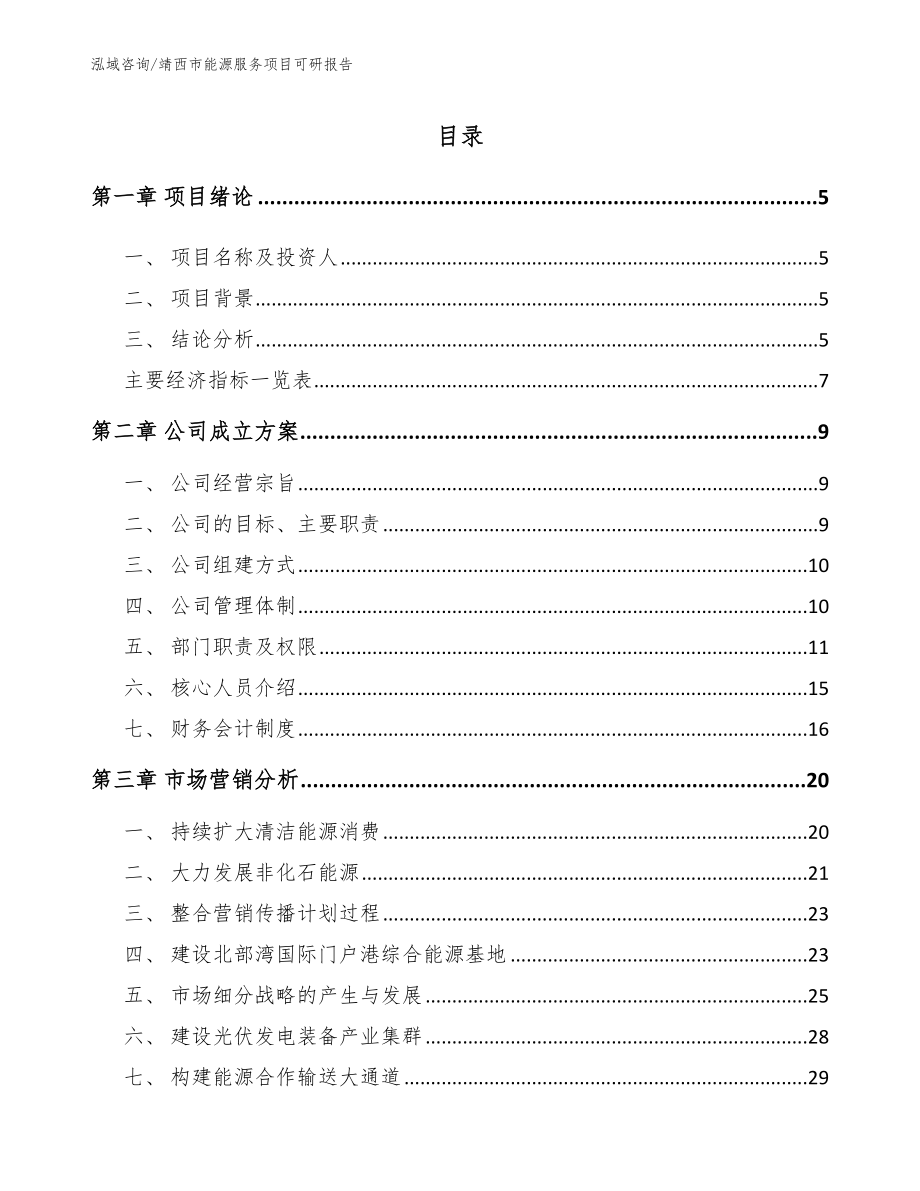 靖西市能源服务项目可研报告_第1页
