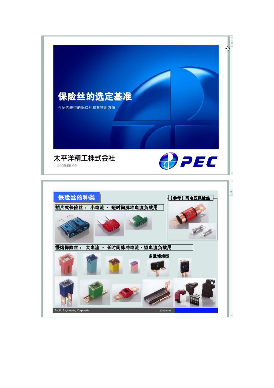 保险丝计算选型指南_第1页
