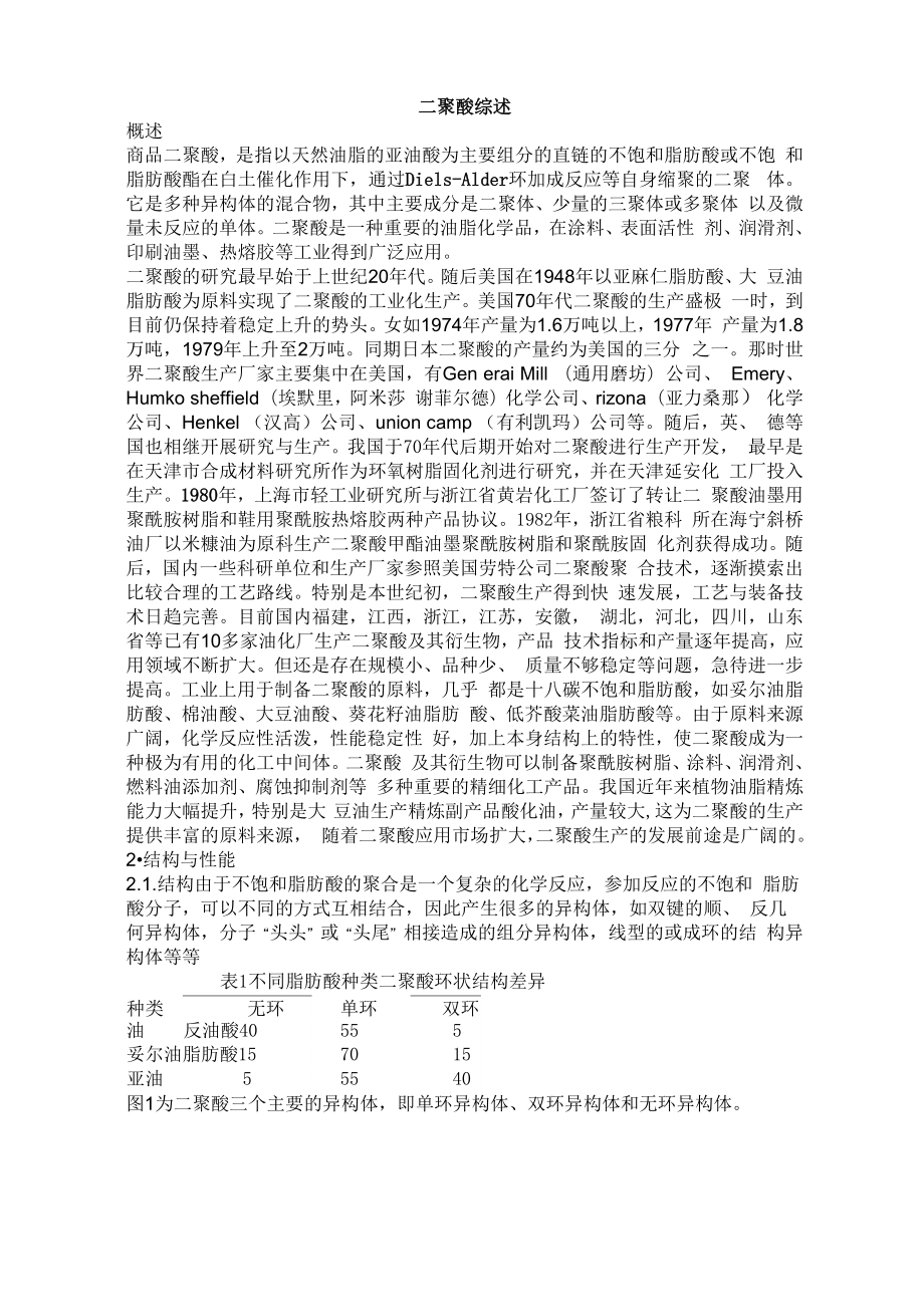 二聚酸综述_第1页
