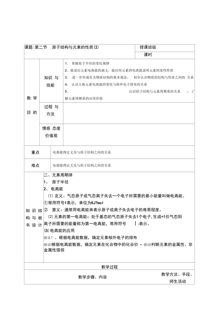 第二节原子结构与元素的性质_第1页