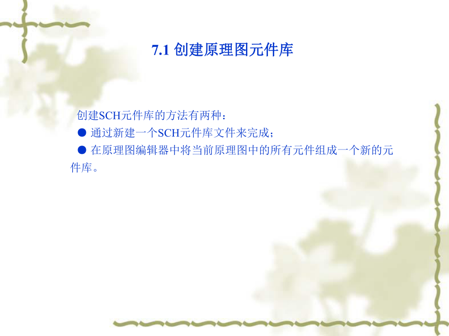 PCB元件库的修改与创建课件_第1页