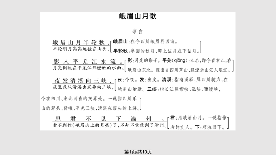 新人教七年级课外古诗词诵读_第1页