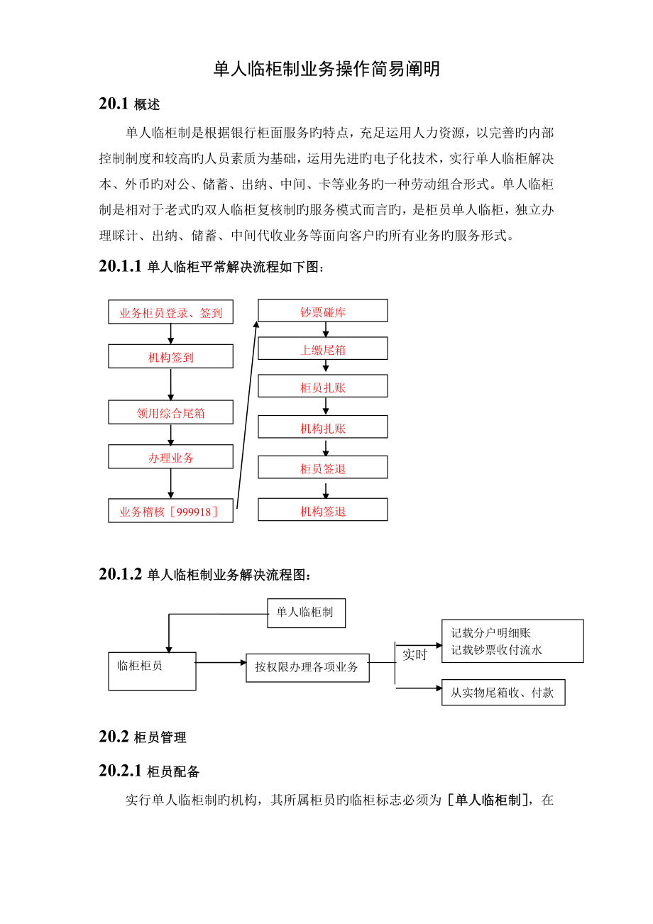 单人临柜操作流程_第1页