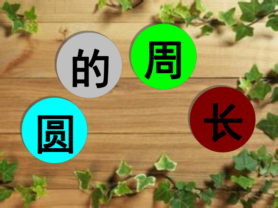 圆的周长 (5)_第1页