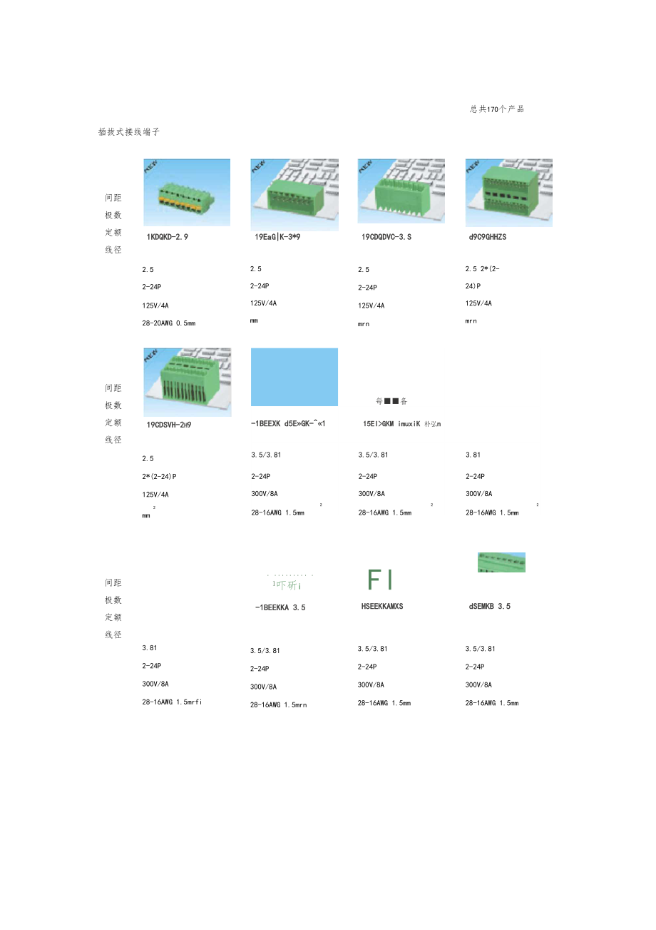 常用PCB接插件端子_第1页