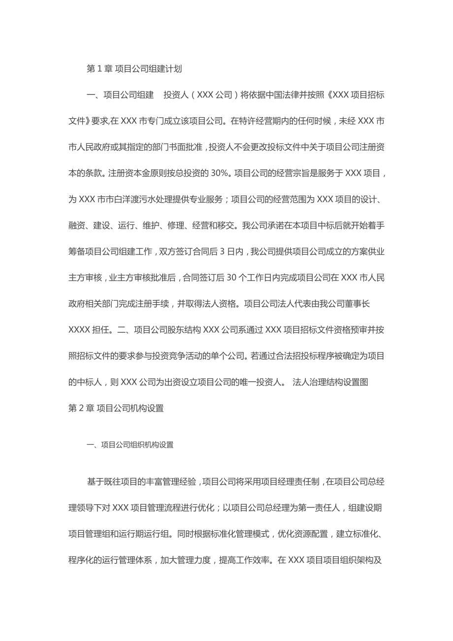 项目管理公司组建计划_第1页