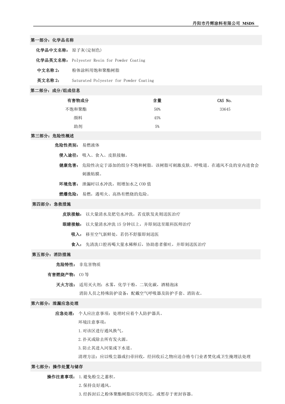 原子灰-MSDS_第1页