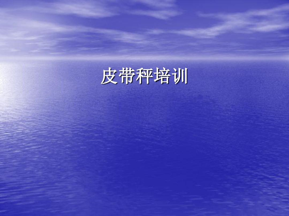 电子皮带秤的结构及工作原理_第1页