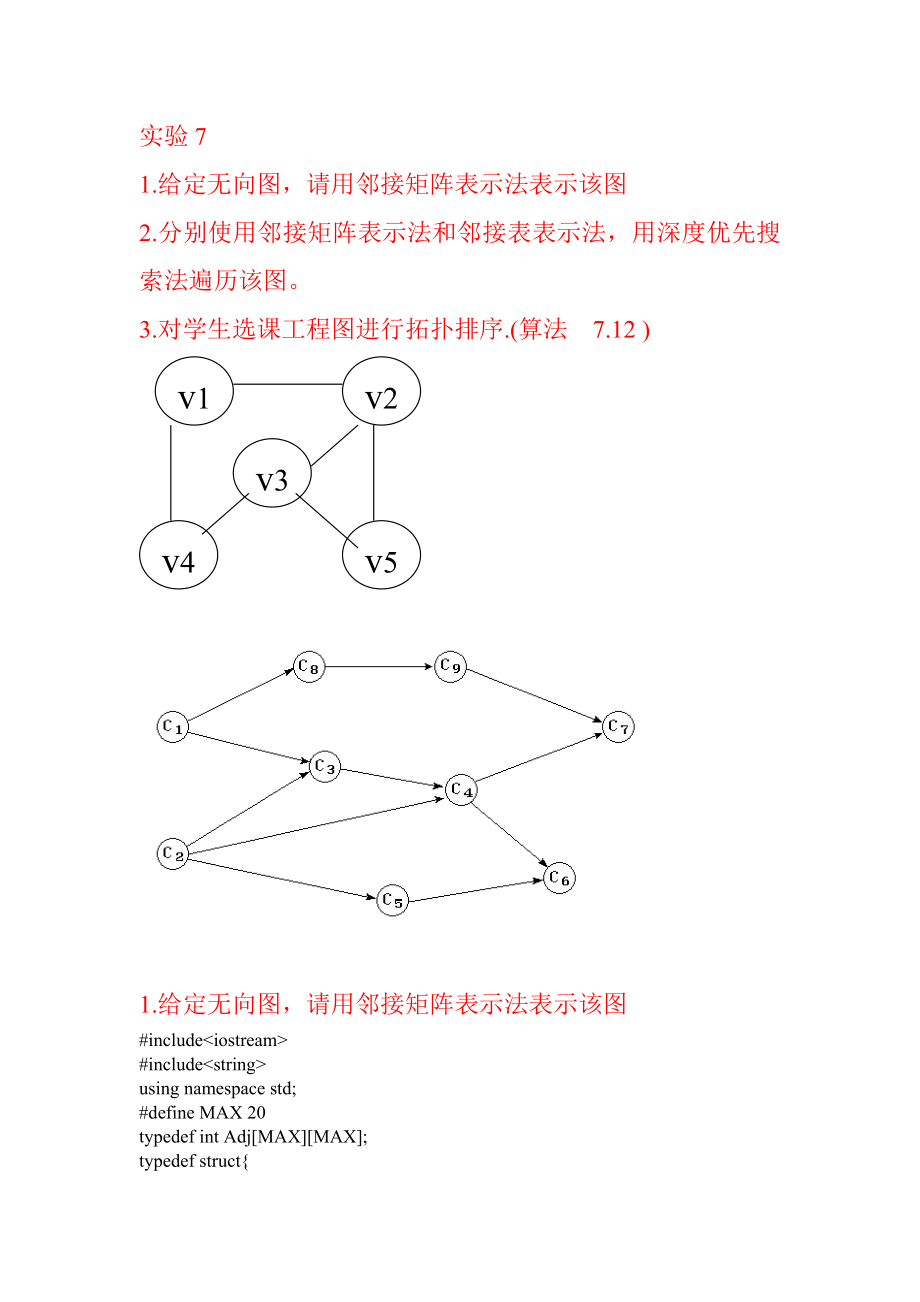 数据结构实验7_第1页