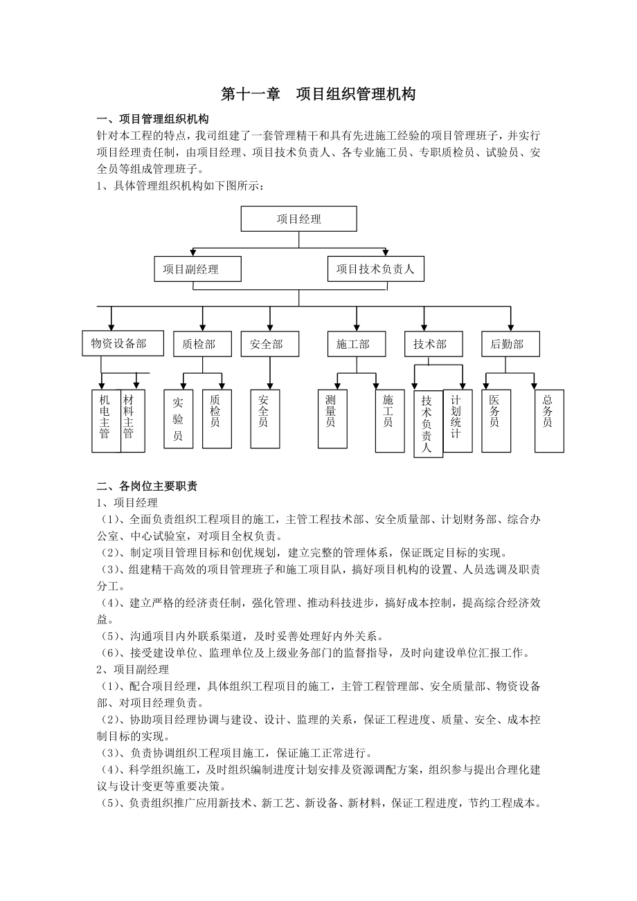 第十一章--项目组织管理机构_第1页