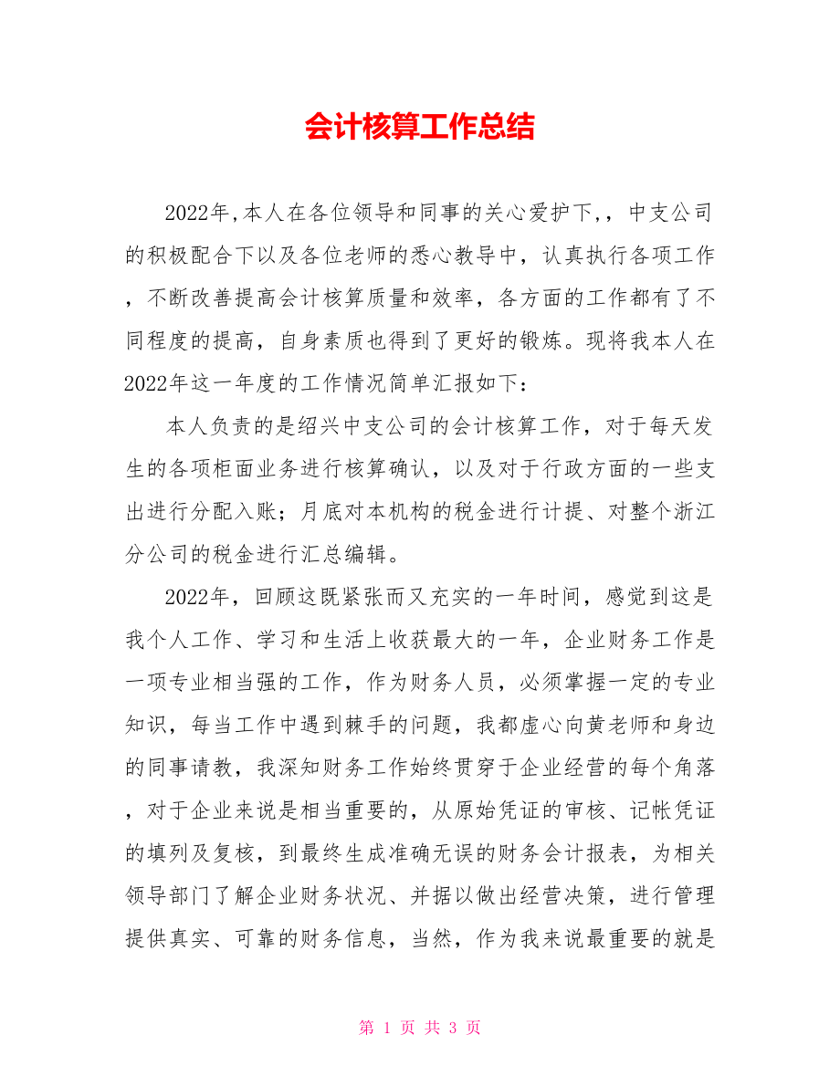 会计核算工作总结_第1页
