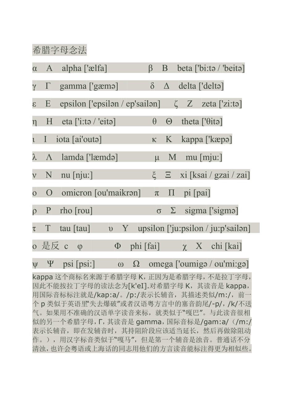希腊字母写法与读法_第1页