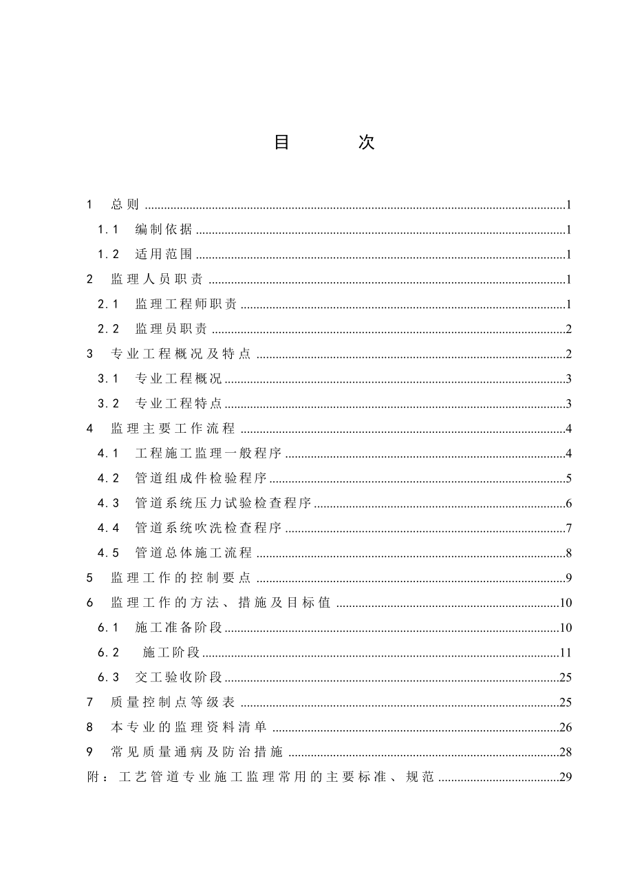 石油化工行业监理实施细则工艺管道_第1页