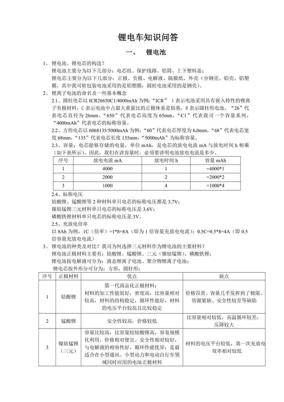 锂电池锂电车知识问答_第1页