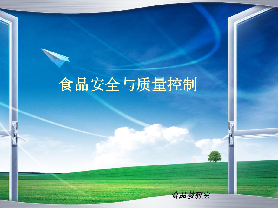 食品安全与质量控2制_第1页