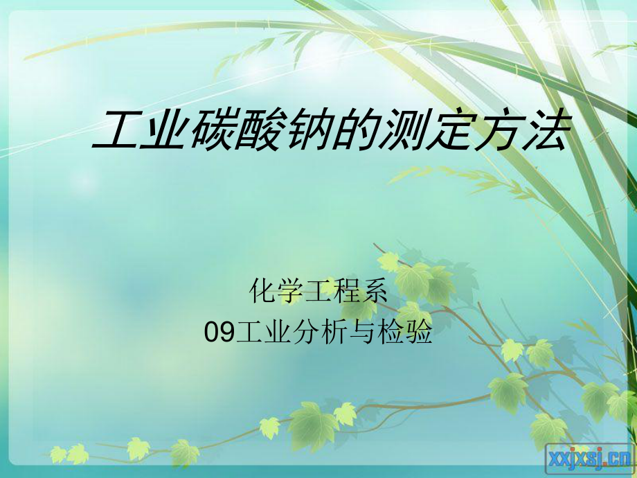 工业碳酸钠的测定方法_第1页