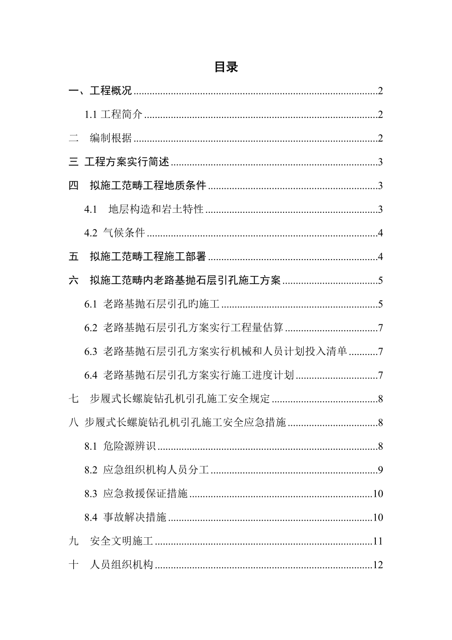 CFG桩引孔方案_第1页