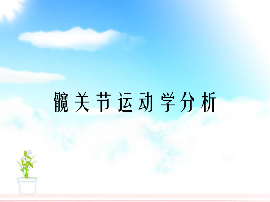 髋关节运动学分析_第1页