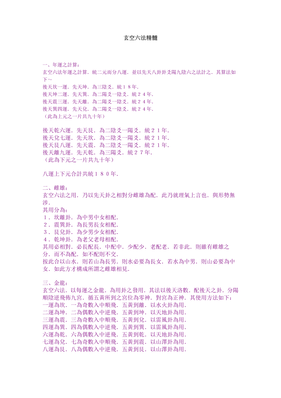 玄空六法精髓_第1页