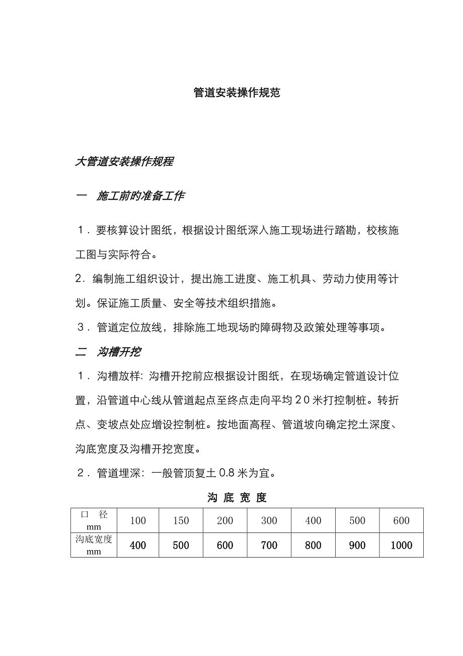 室外给水管道安装操作规范.._第1页