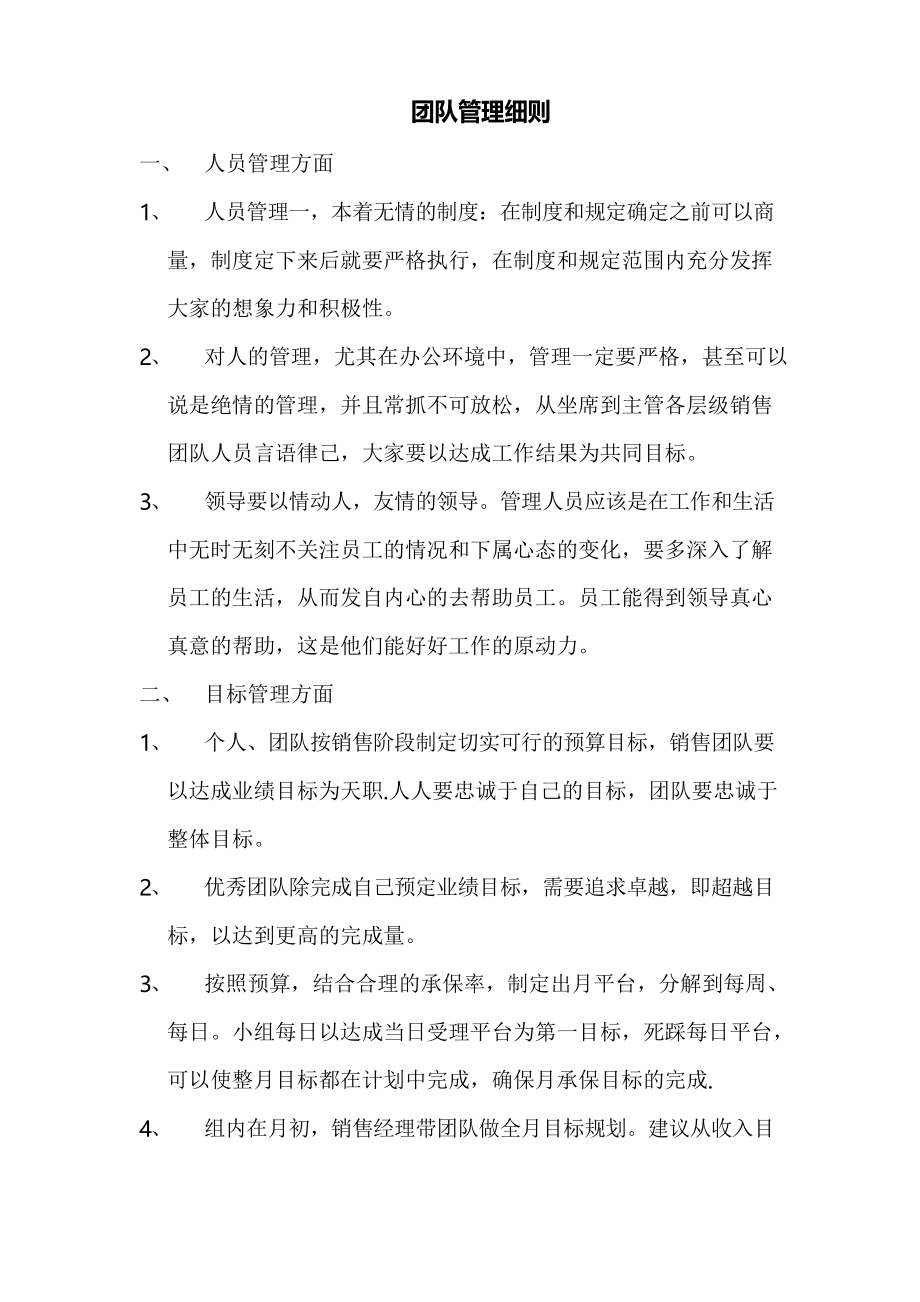 团队管理细则_第1页