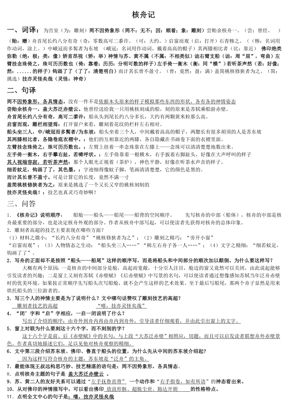 2023年核舟记知识点整理_第1页
