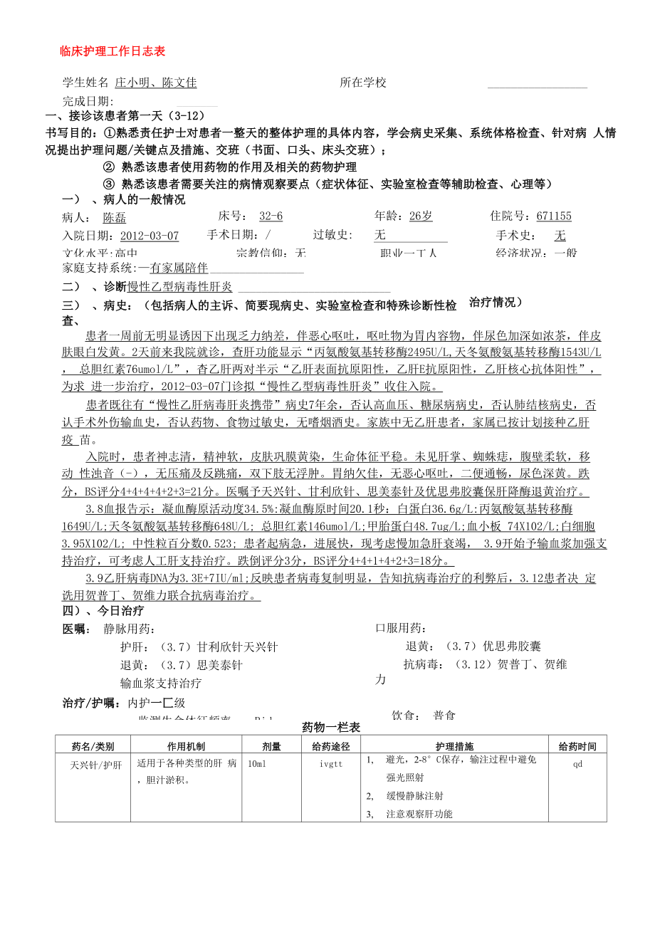 护理工作日志_第1页