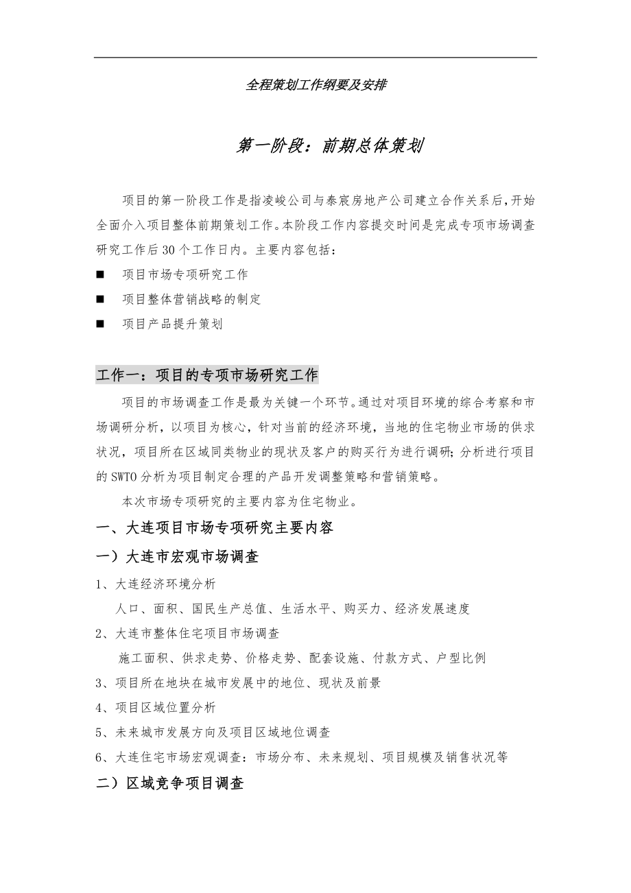 全程策划工作纲要及安排_第1页