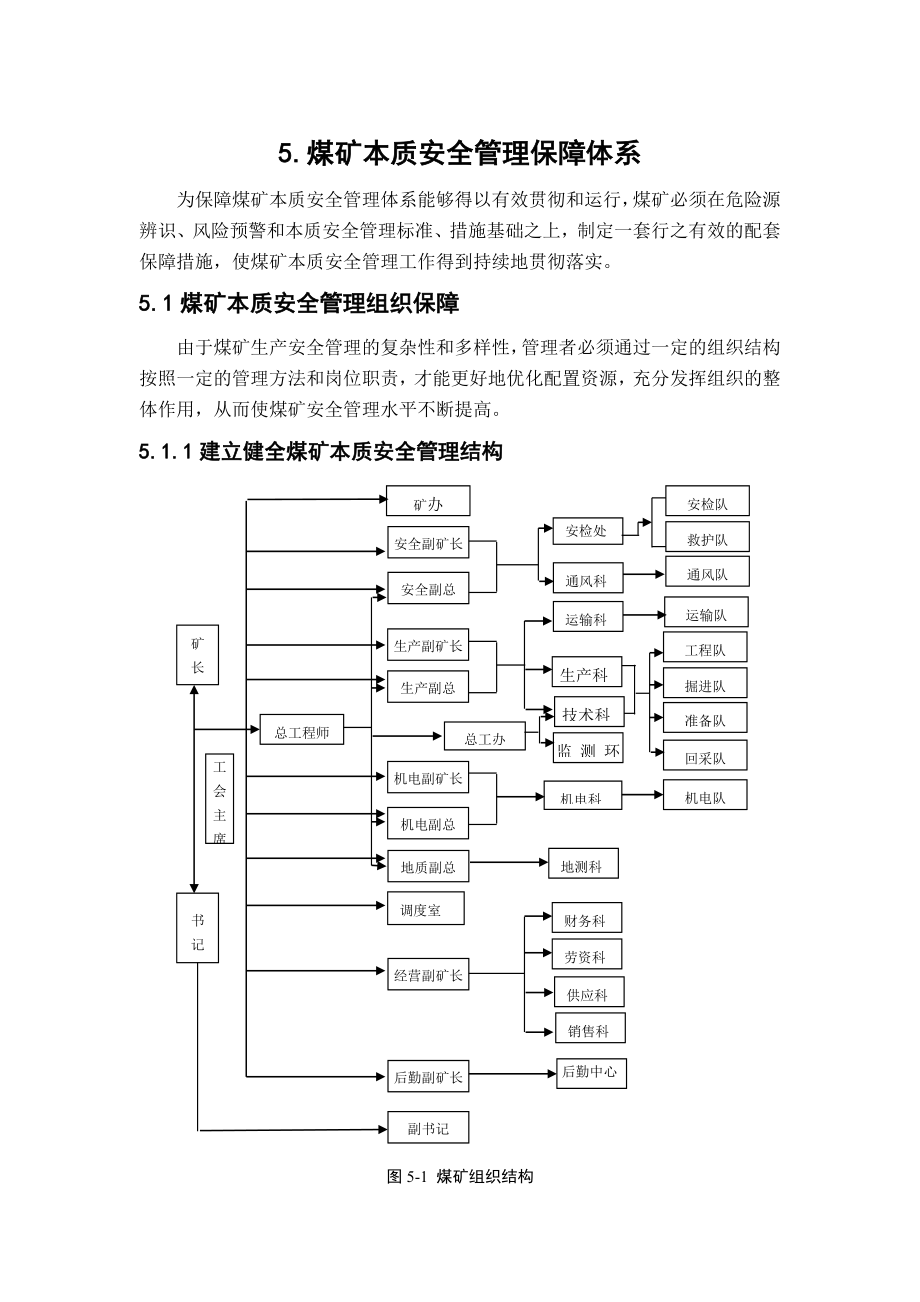 煤矿本质安全管理体系培训教材第5章_第1页