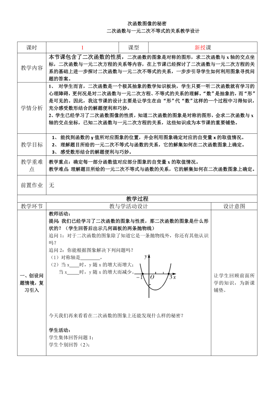 次函数图像的_第1页