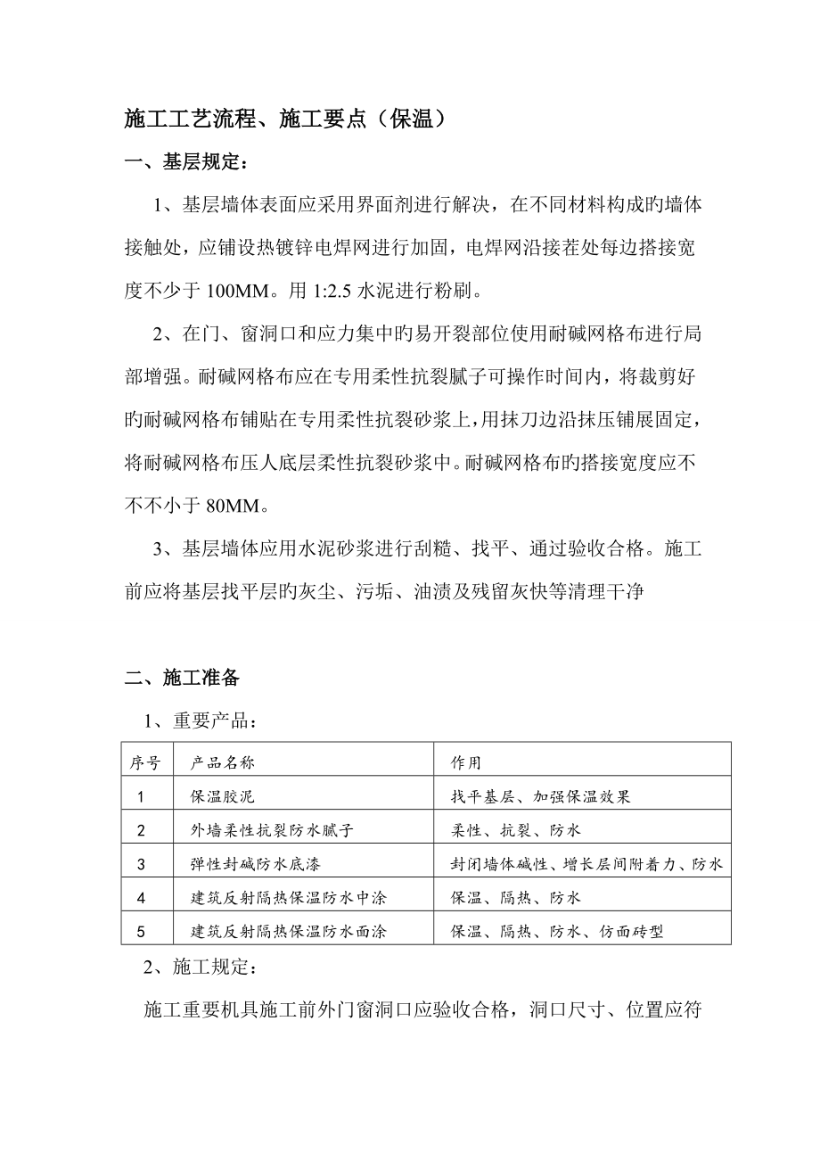 保温胶泥及真石漆综合施工专题方案_第1页