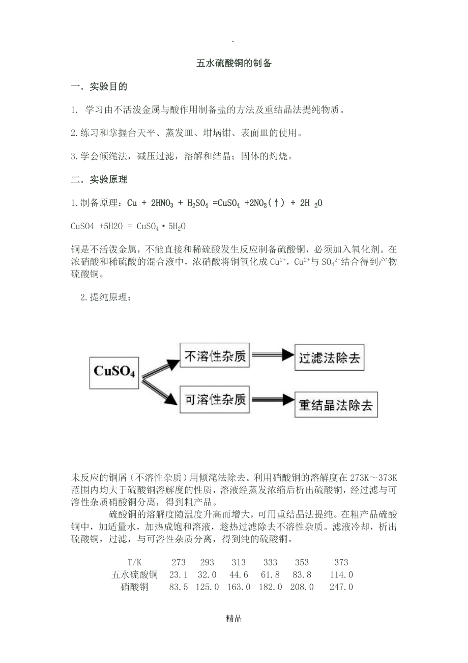 五水硫酸铜的制备_第1页
