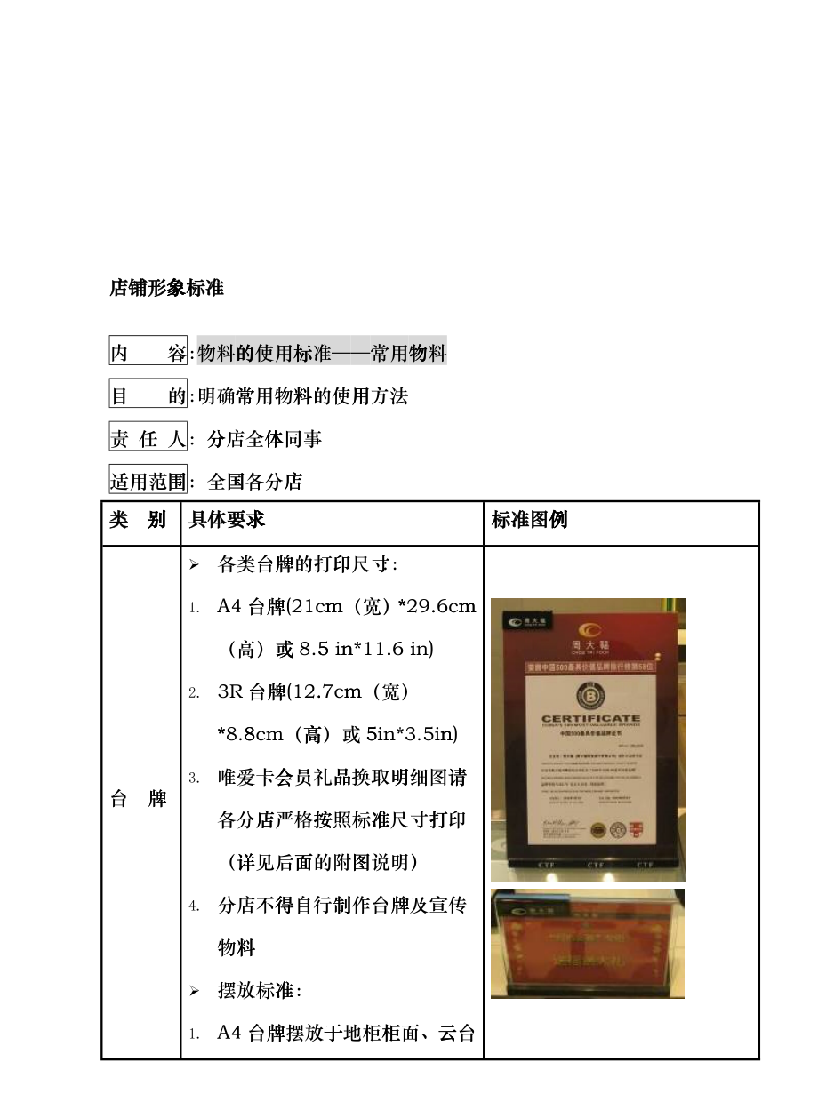 浅论店铺形象标准_第1页