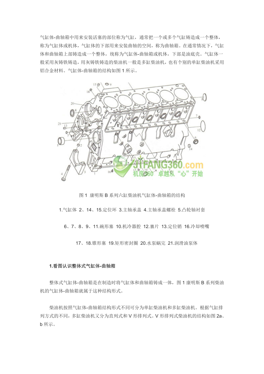 发电机曲轴箱结构形式_第1页