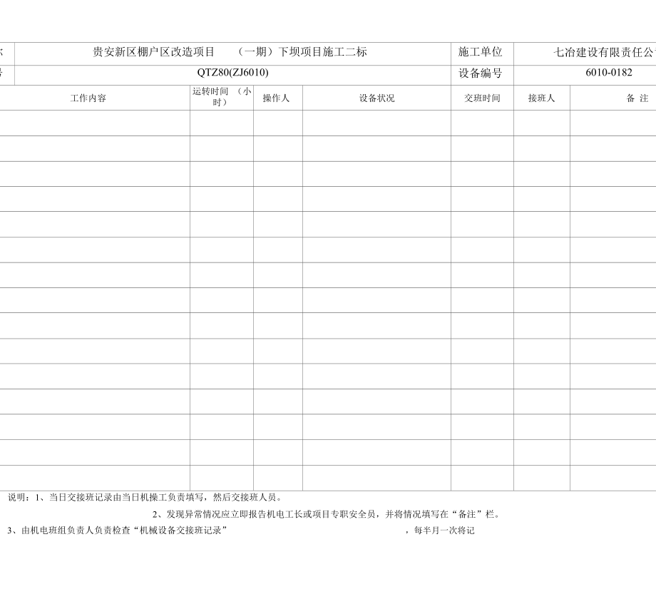 塔吊操作交接班记录范文_第1页