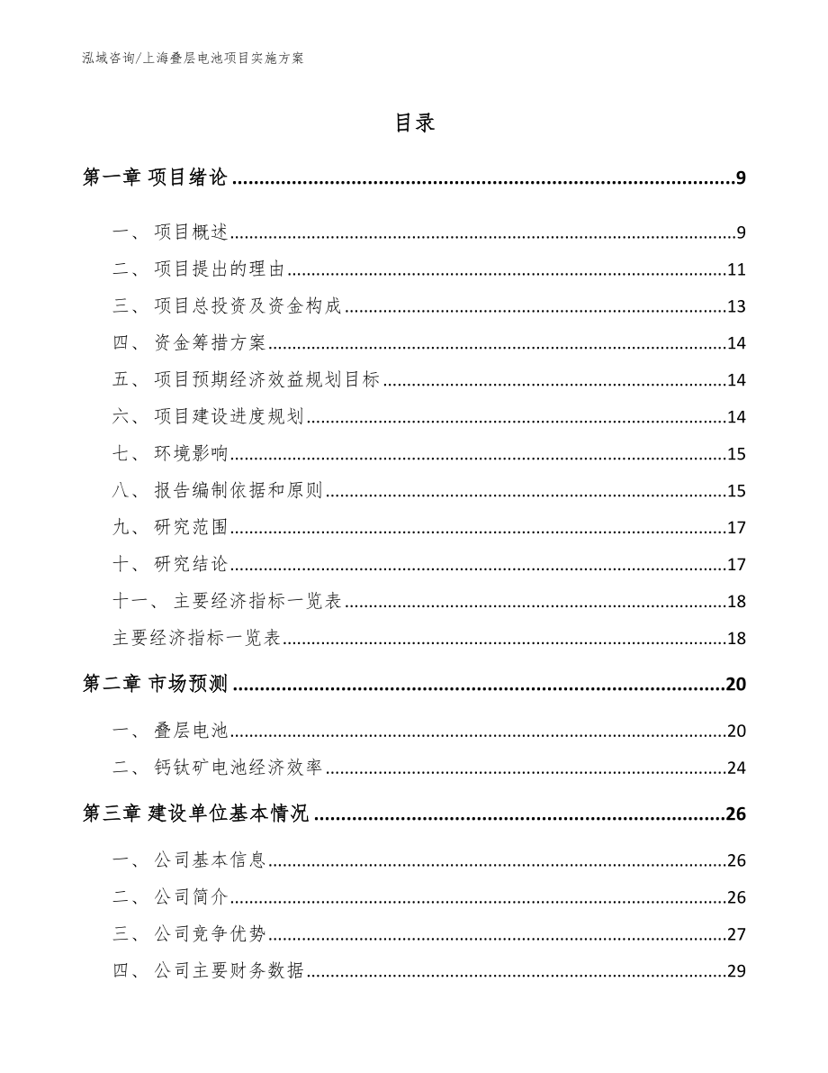 上海叠层电池项目实施方案（参考范文）_第1页