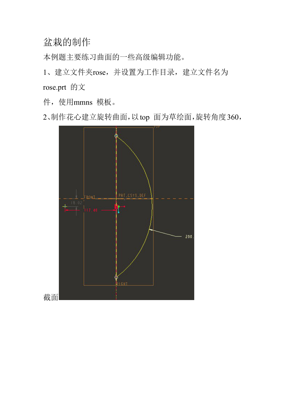 玫瑰花盆栽的制作_第1页