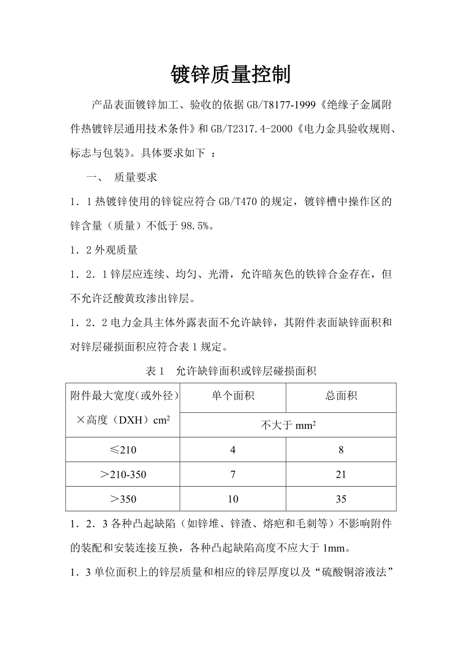 镀锌质量控制_第1页