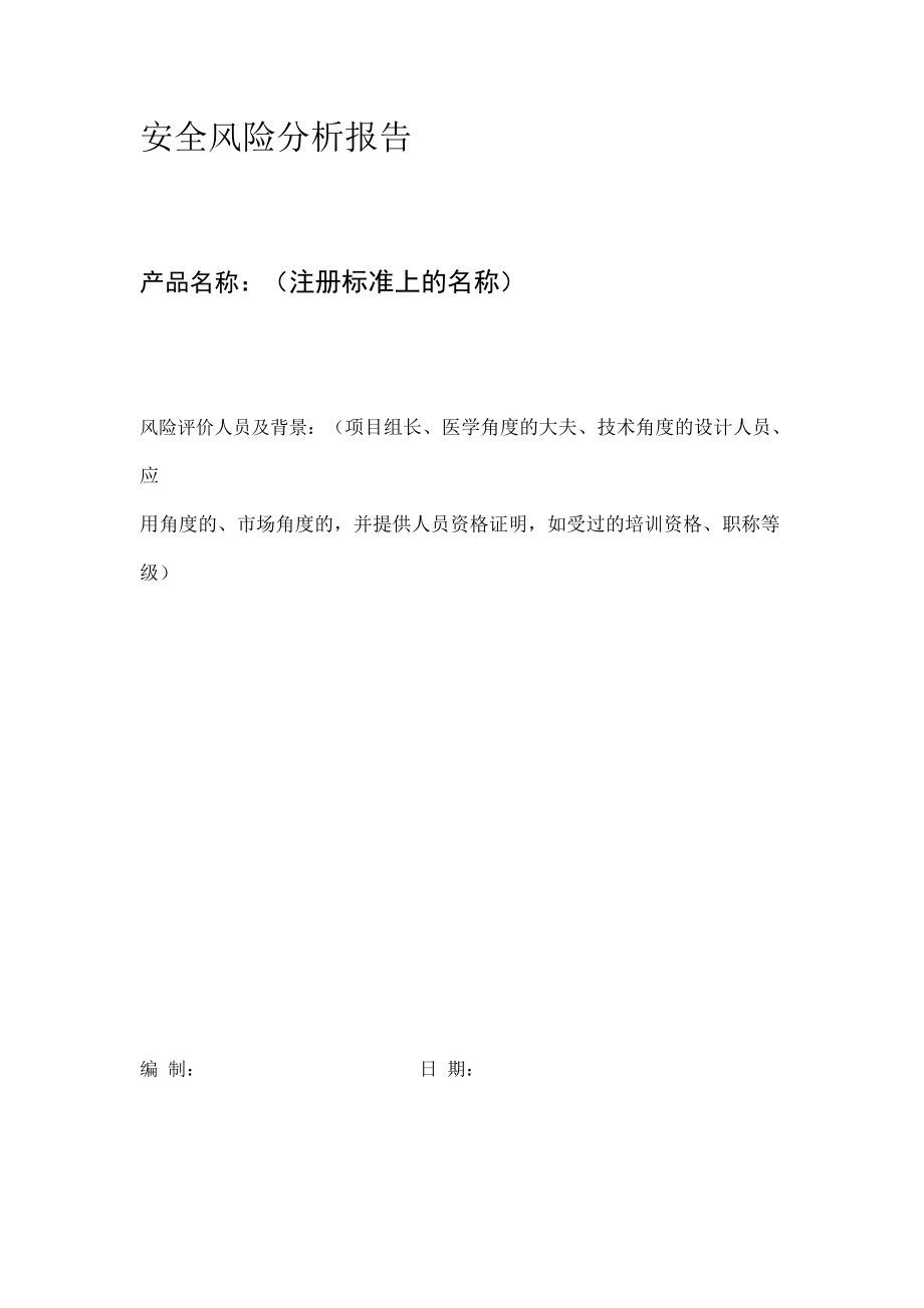 安全风险评估报告的范文_第1页