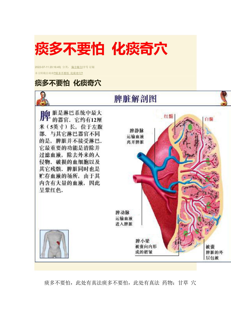 痰多不要怕-化痰奇穴_第1页