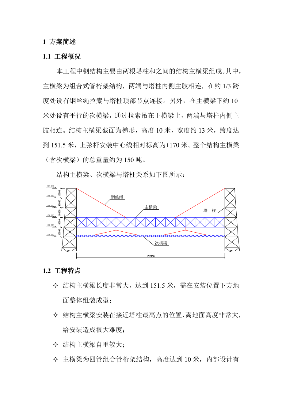 网架整体提升方案_第1页