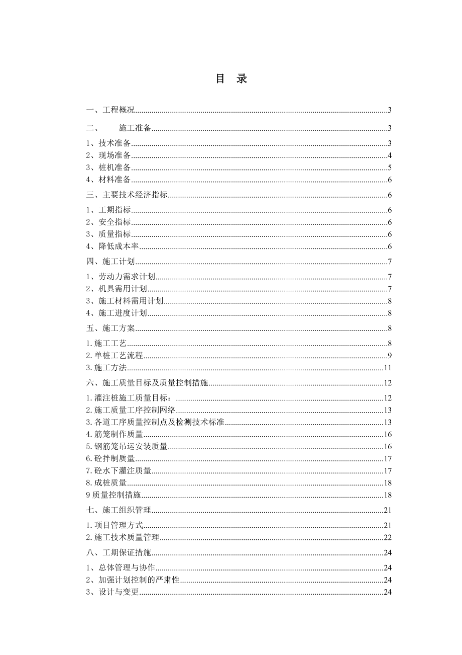 滨海电信大楼基础打桩工程施工组织设计方案_第1页