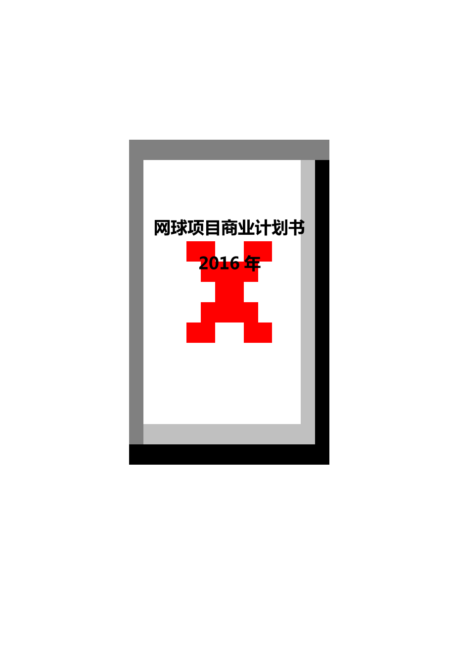 网球项目商业计划书_第1页