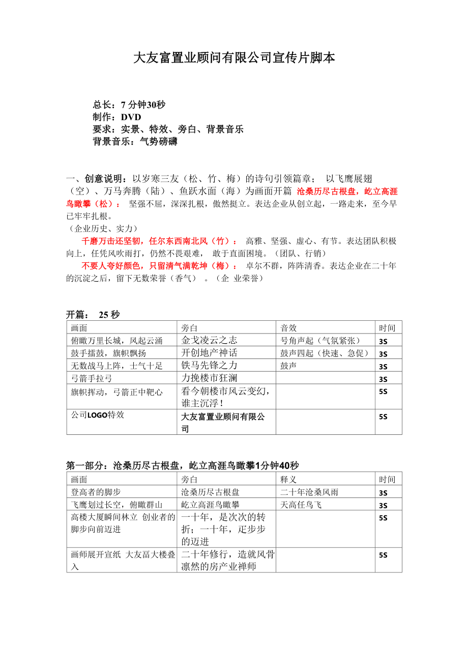 公司宣传片脚本_第1页